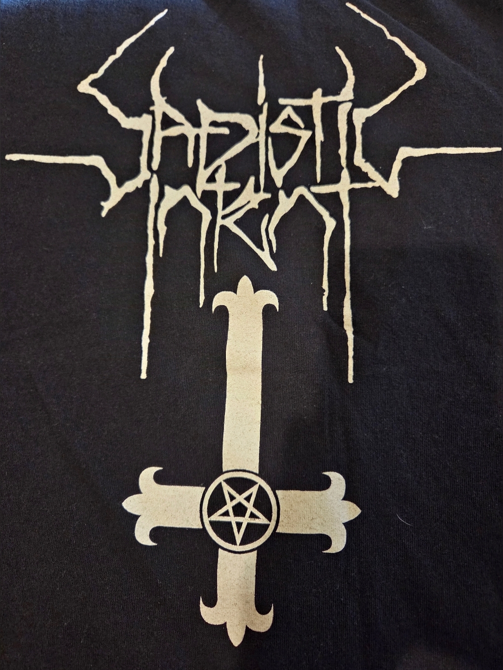 SADISTIC INTENT - EXTREME & OBSCURE DEATH - VINTAGE SHIRT - MENS SIZE XL